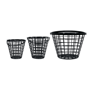 Range Baskets Plastic Deluxe Black