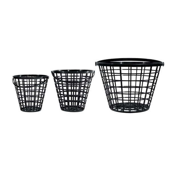 Range Baskets Plastic Deluxe Black
