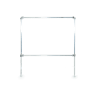 Horizontal banner frame aluminium