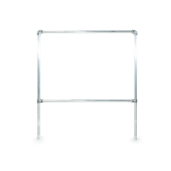 Horizontal banner frame aluminium