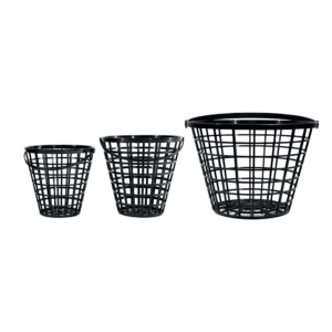 Range Baskets Plastic Deluxe Black