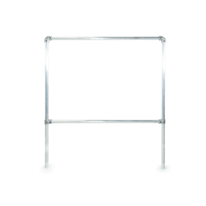 Horizontal banner frame aluminium