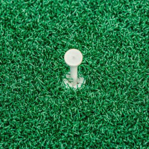 Tee Holder in range mat