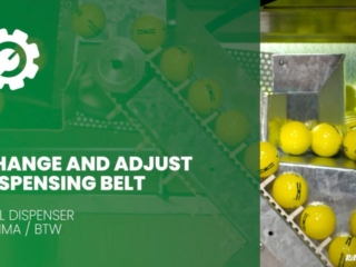 Change/Adjust Dispensing belt - Ball Dispensers Ultima Change/Adjust Dispensing belt - Ball Dispensers Ultima