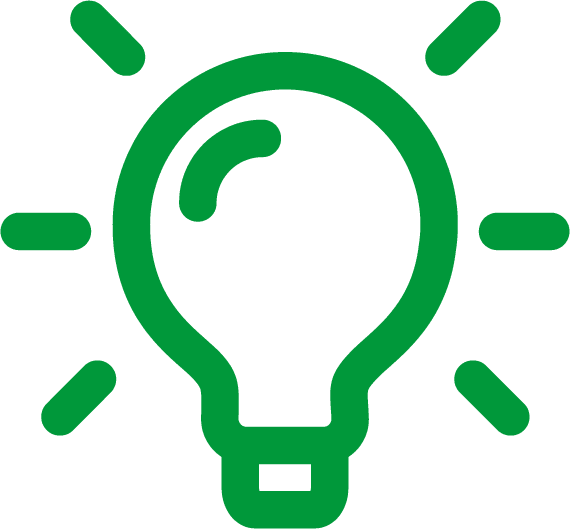 Light bulb icon GRN
